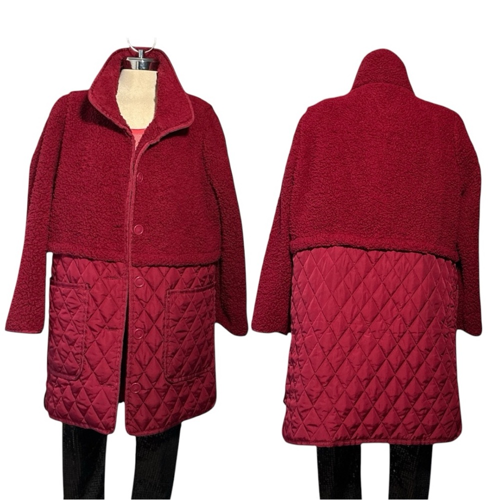 NINA LEONARD Burghandi Lite Jacket Size L
